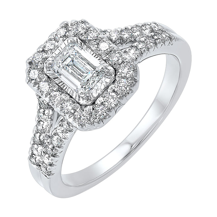 14Kt White Gold Diamond 1Ctw Ring