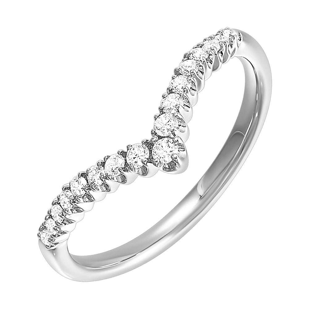 10Kt White Gold Diamond 1/5Ctw Ring