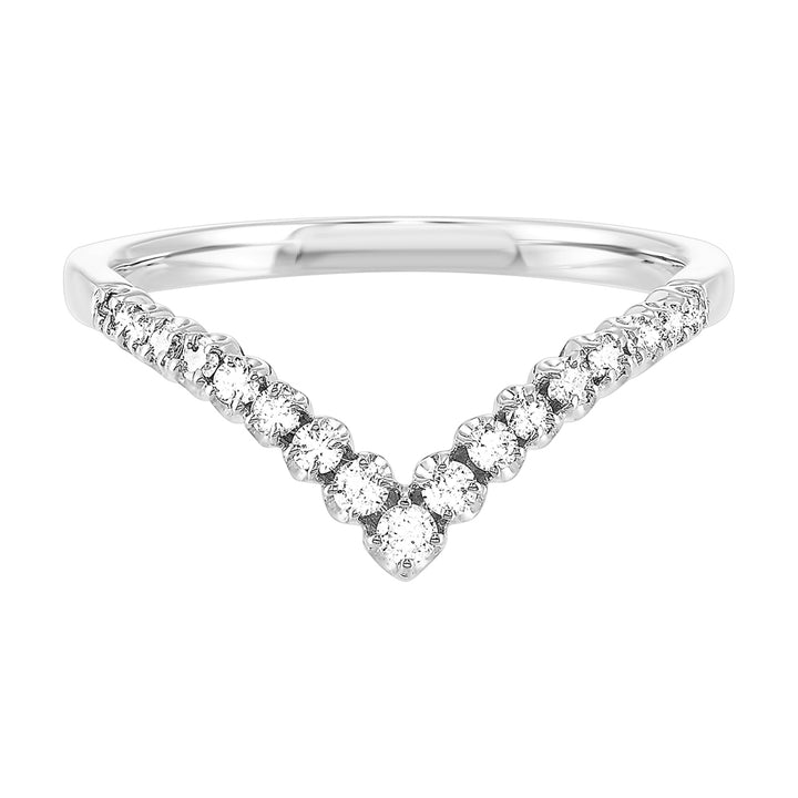 10Kt White Gold Diamond 1/5Ctw Ring