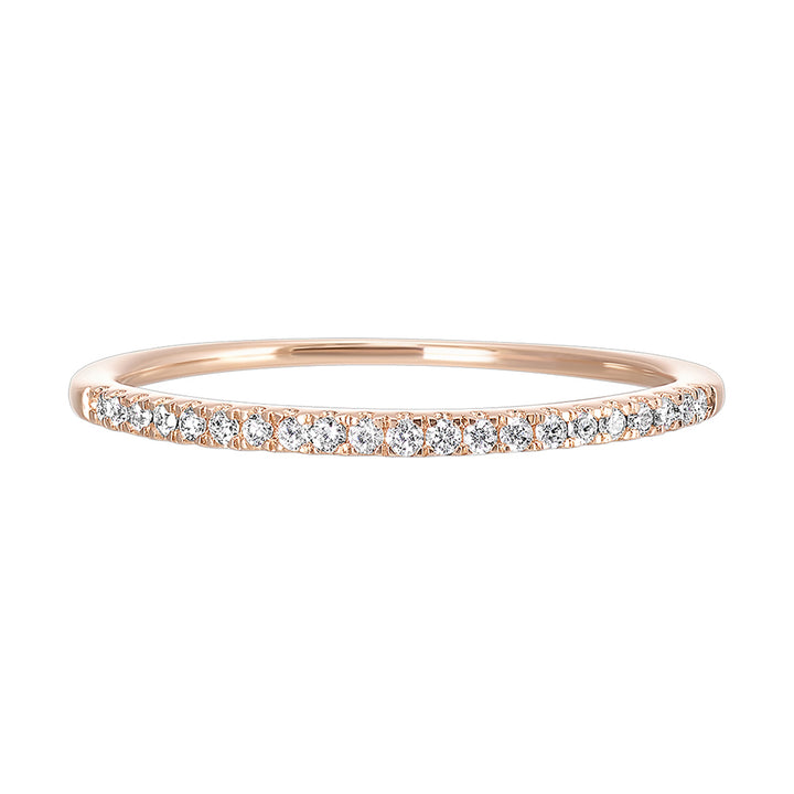 14Kt Rose Gold Diamond 1/10Ctw Ring