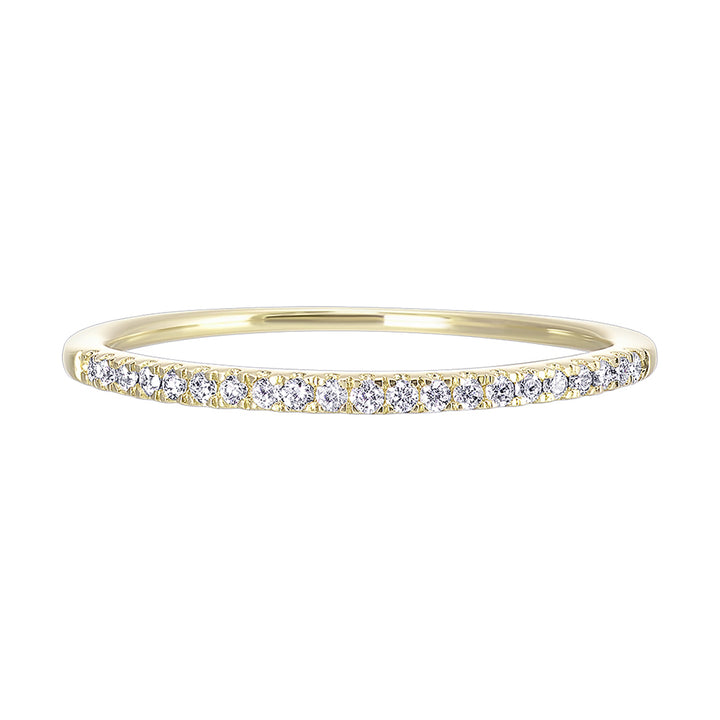 14Kt Yellow Gold Diamond 1/10Ctw Ring