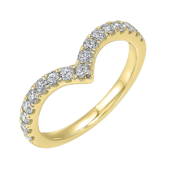 14Kt Yellow Gold Diamond 1/4Ctw Ring
