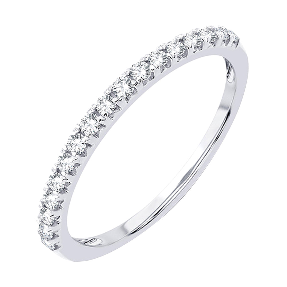 14Kt White Gold Diamond 1/4Ctw Ring