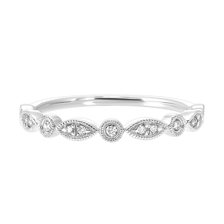 10Kt White Gold Diamond 1/10Ctw Ring
