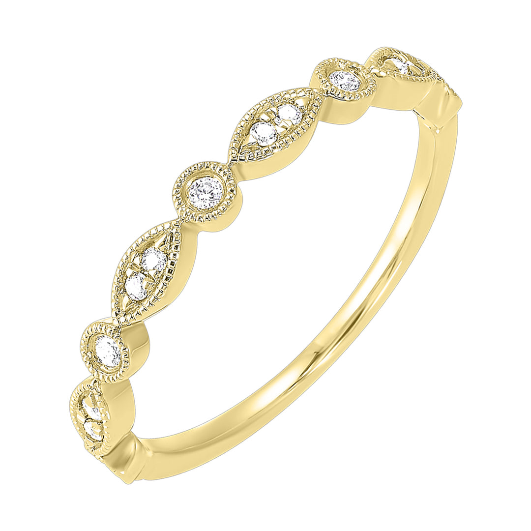 10Kt Yellow Gold Diamond 1/10Ctw Ring