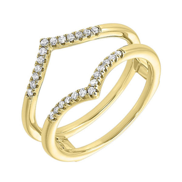 14Kt Yellow Gold Diamond 1/7Ctw Ring