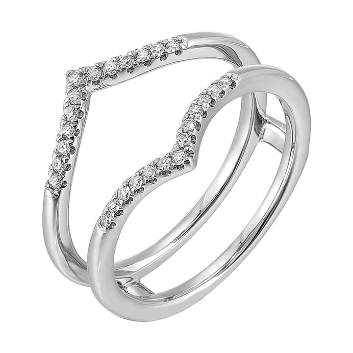14Kt White Gold Diamond 1/7Ctw Ring