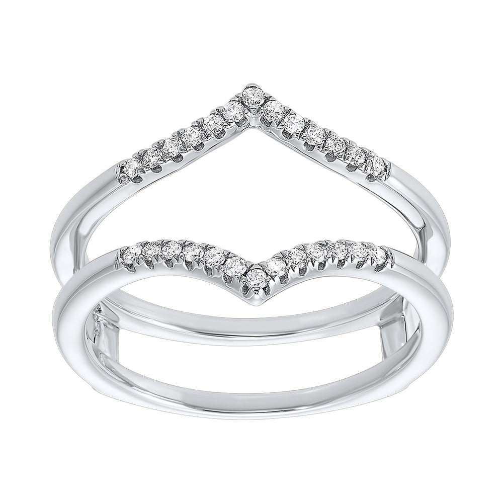 14Kt White Gold Diamond 1/7Ctw Ring