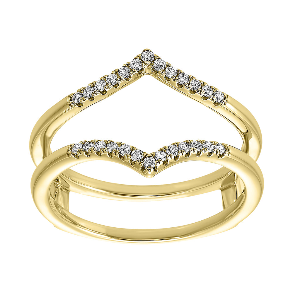 14Kt Yellow Gold Diamond 1/7Ctw Ring