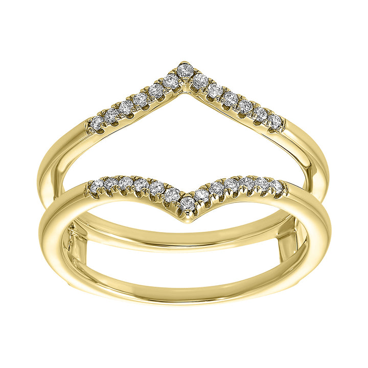 14Kt Yellow Gold Diamond 1/7Ctw Ring