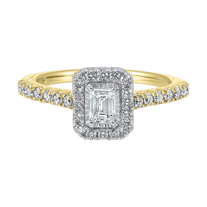 14Kt Yellow Gold Diamond 3/4Ctw Ring