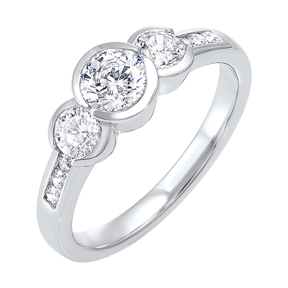 14Kt White Gold Diamond 1/2Ctw Ring
