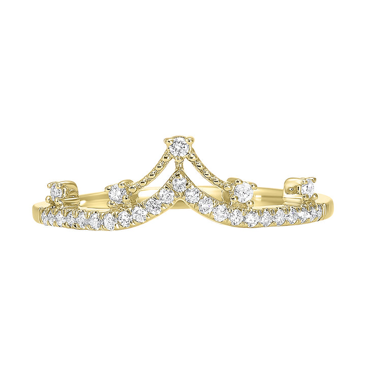 14Kt Yellow Gold Diamond 1/5Ctw Ring