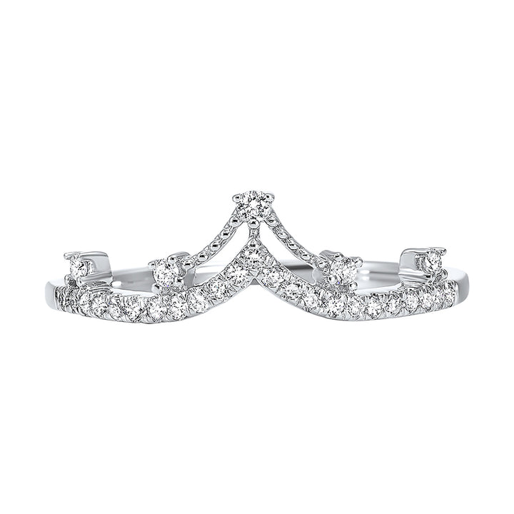 10Kt White Gold Diamond 1/5Ctw Ring