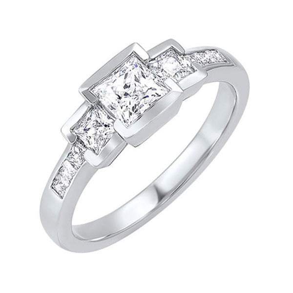 14Kt White Gold Diamond 1/2Ctw Ring