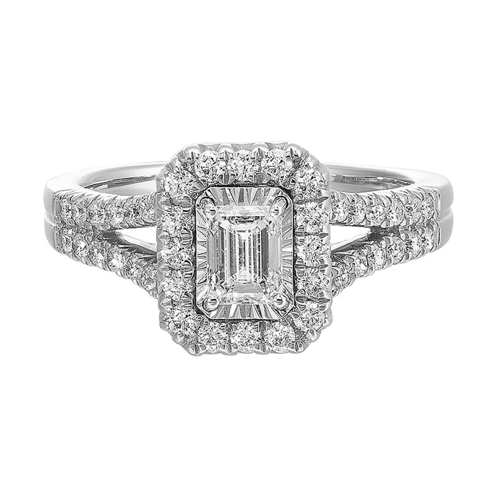 14Kt White Gold Diamond 1Ctw Ring