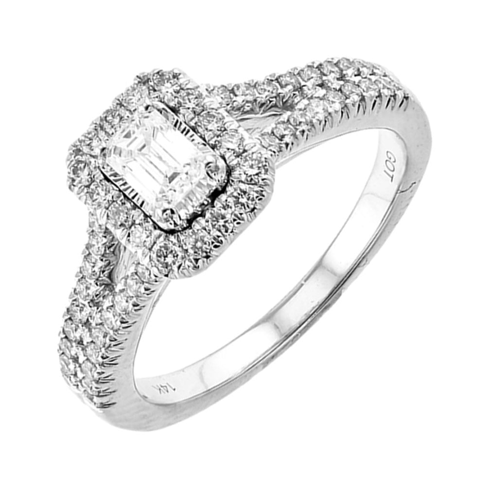 14Kt White Gold Diamond 1 1/2Ctw Ring