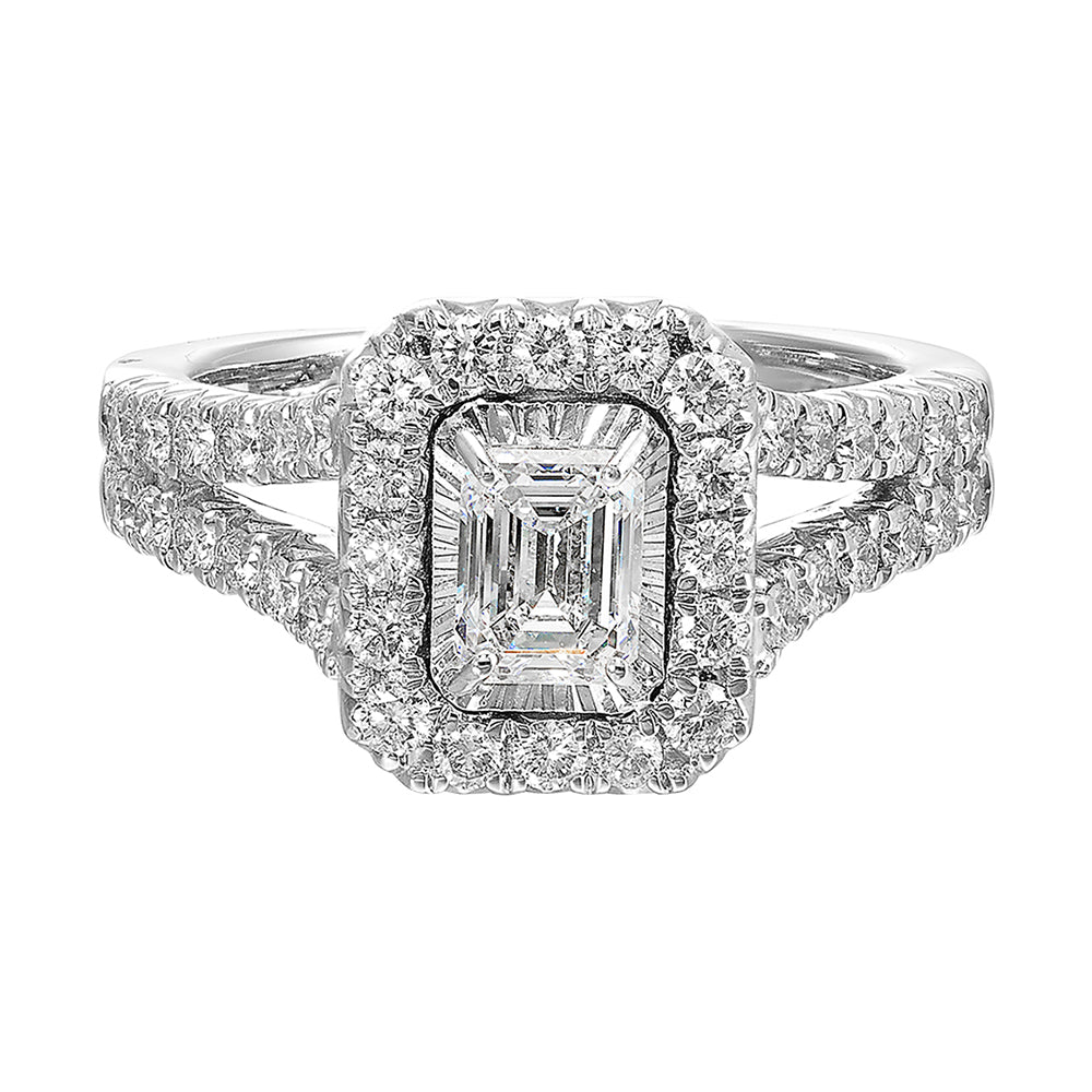 14Kt White Gold Diamond 1 1/2Ctw Ring