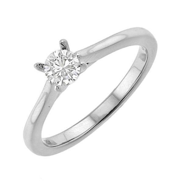 14Kt White Gold Diamond 1/4Ctw Ring