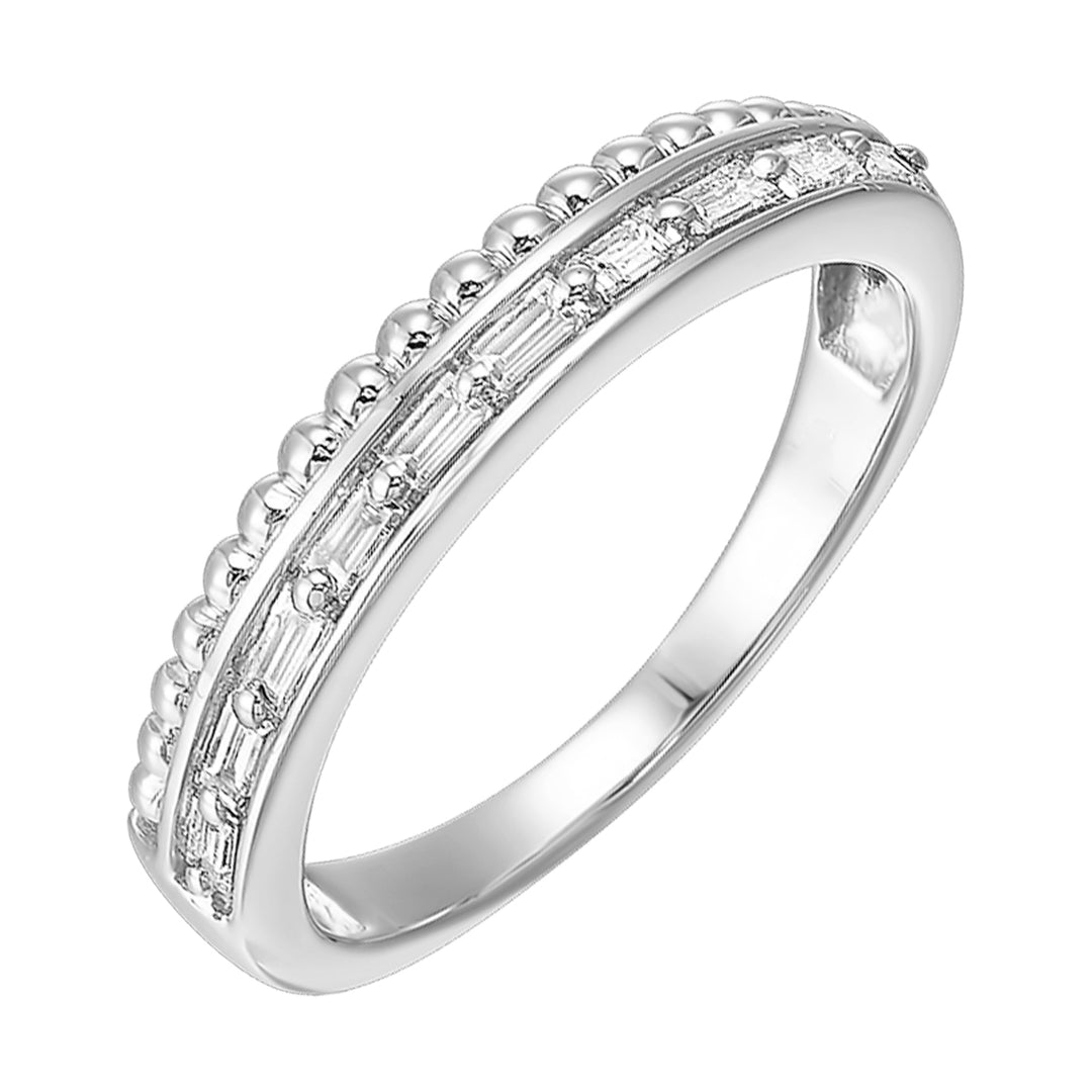 14Kt White Gold Diamond 1/5Ctw Ring