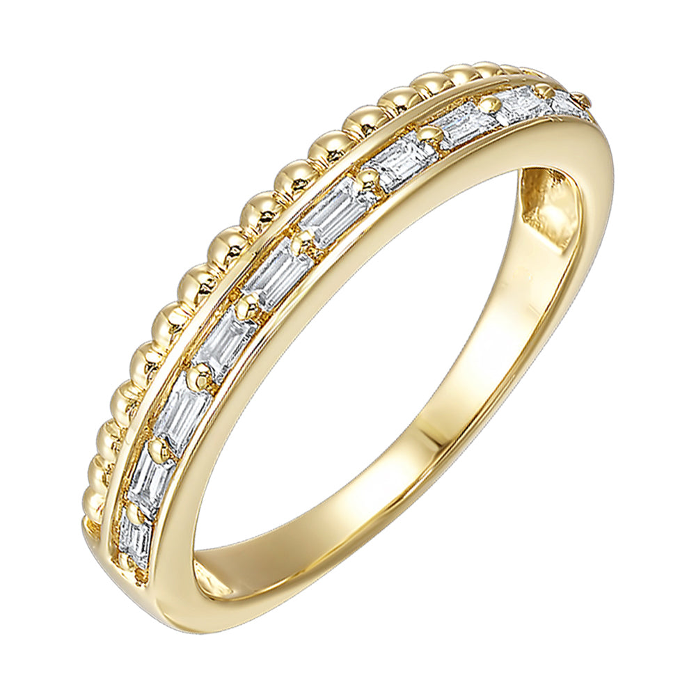 14Kt Yellow Gold Diamond 1/5Ctw Ring