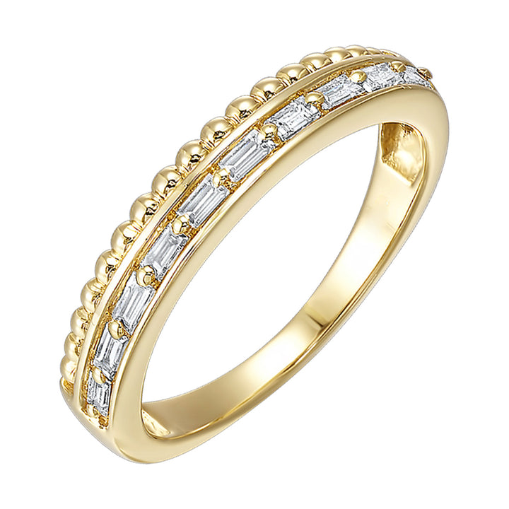 14Kt Yellow Gold Diamond 1/5Ctw Ring