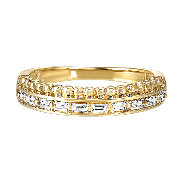 14Kt Yellow Gold Diamond 1/5Ctw Ring