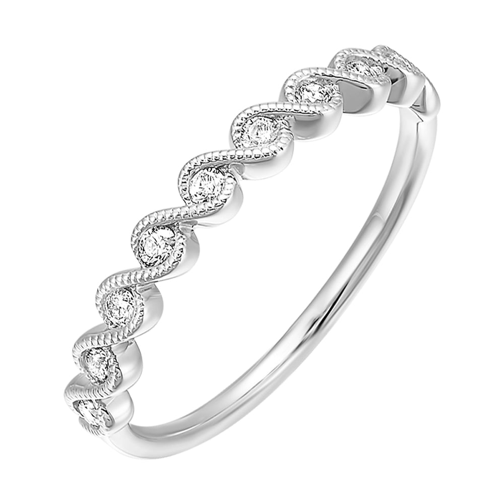 10Kt White Gold Diamond 1/6Ctw Ring