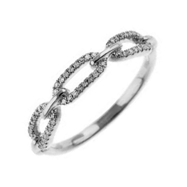 10Kt White Gold Diamond 1/7Ctw Ring