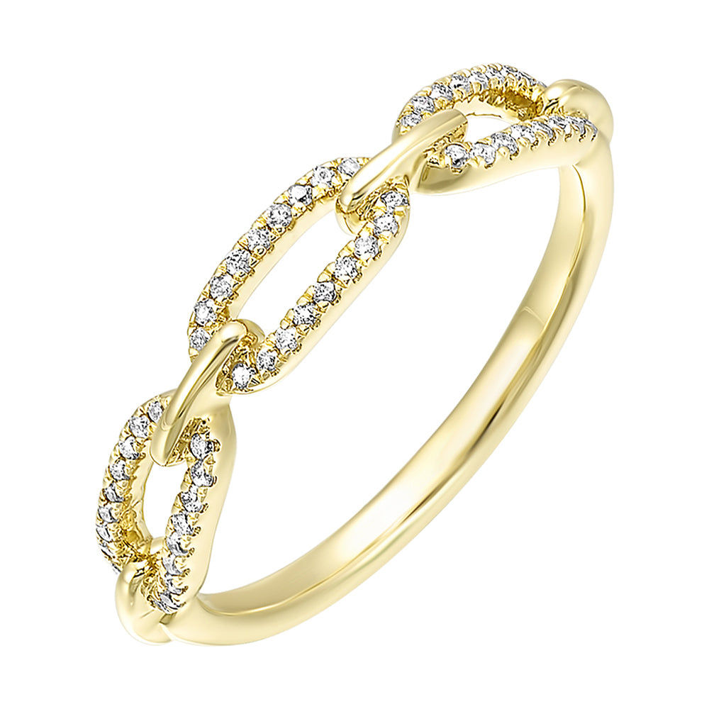 10Kt Yellow Gold Diamond 1/7Ctw Ring