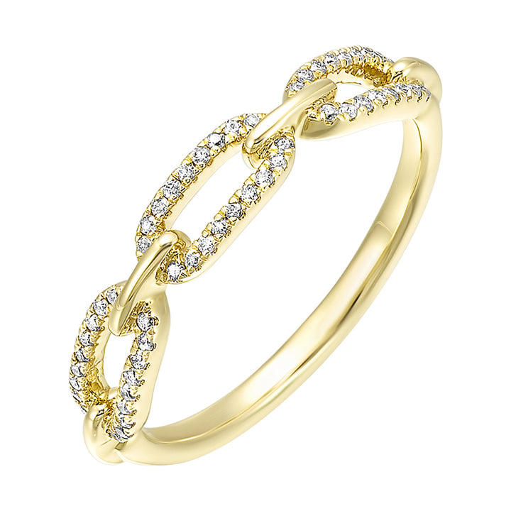 10Kt Yellow Gold Diamond 1/7Ctw Ring