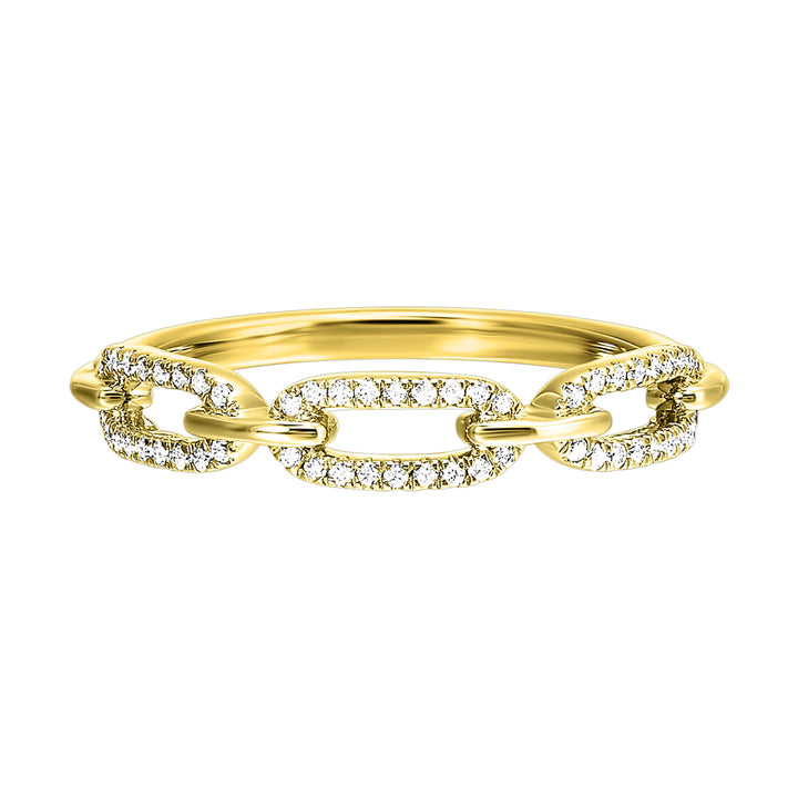 10Kt Yellow Gold Diamond 1/7Ctw Ring