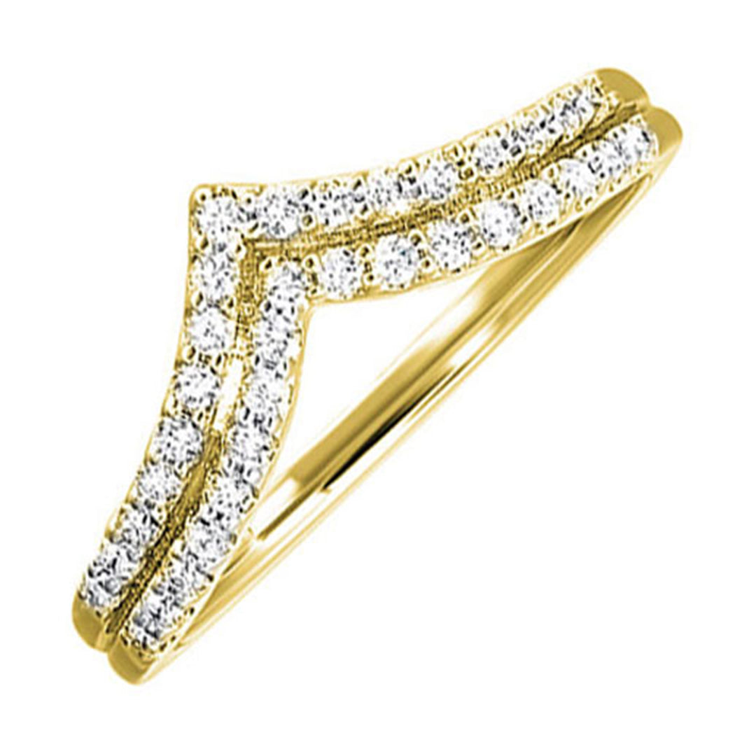 14Kt Yellow Gold Diamond 1/4Ctw Ring