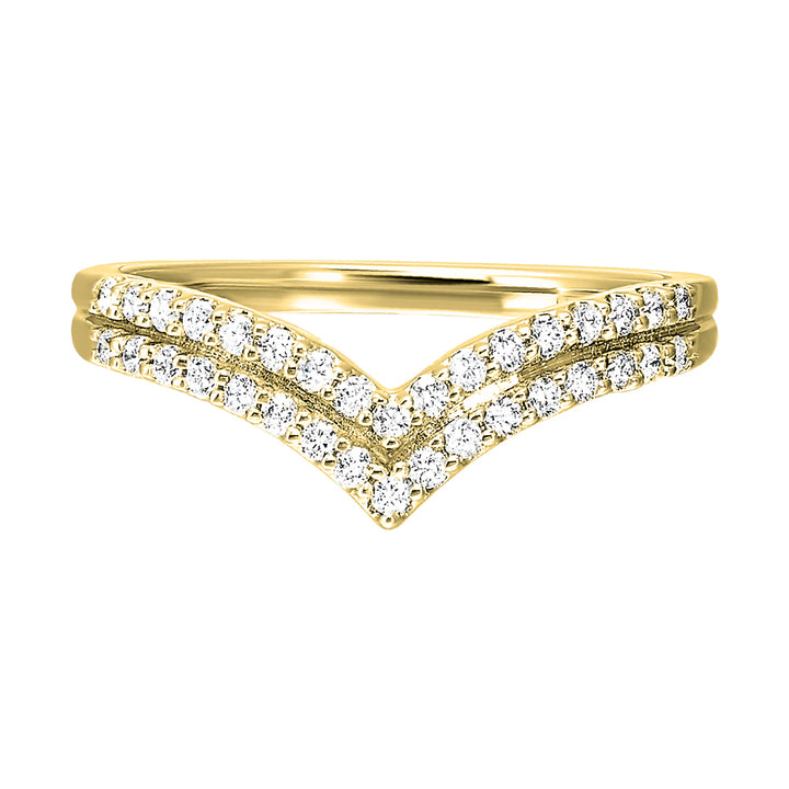 14Kt Yellow Gold Diamond 1/4Ctw Ring