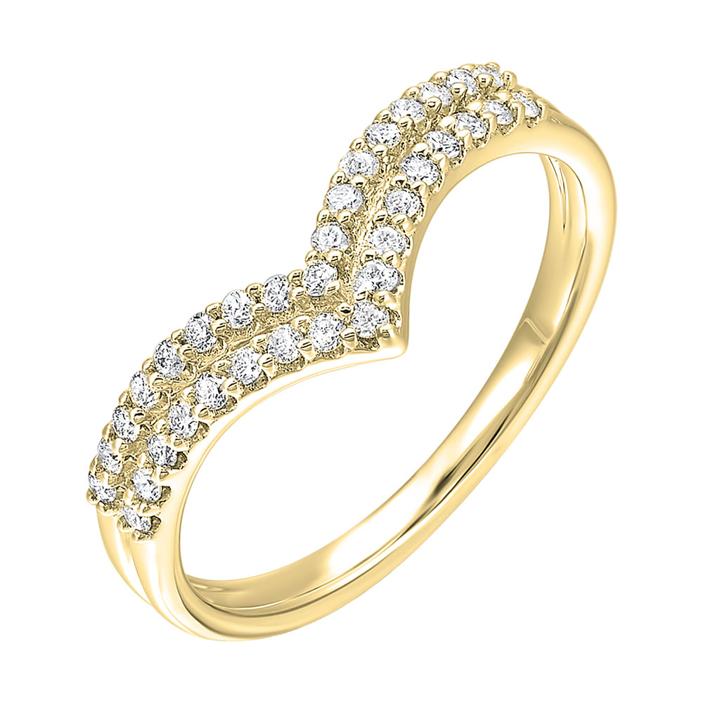 14Kt Yellow Gold Diamond 1/4Ctw Ring