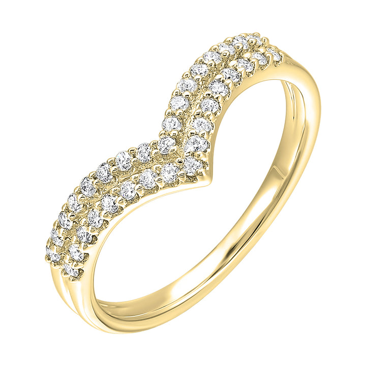 14Kt Yellow Gold Diamond 1/4Ctw Ring