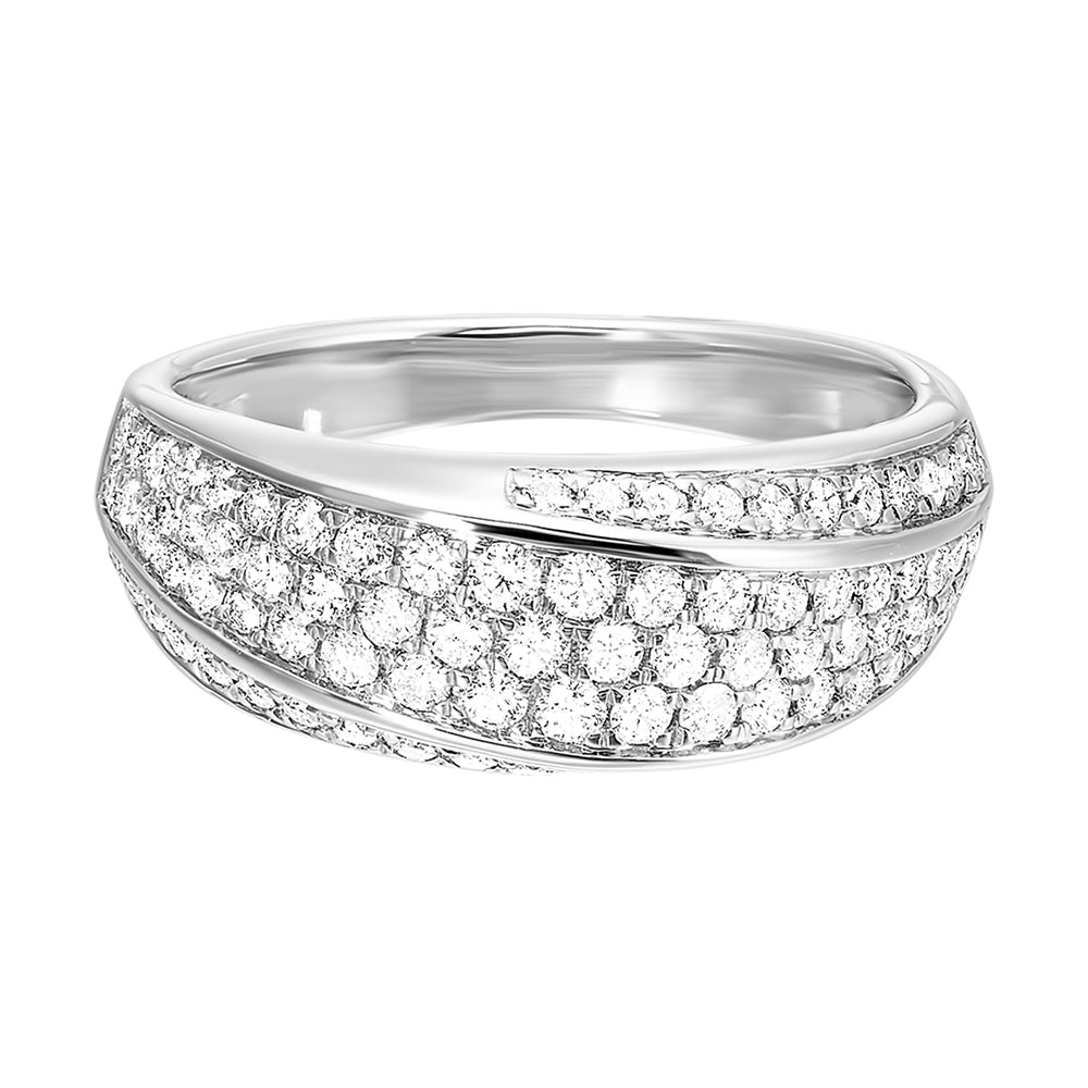 14Kt White Gold Diamond 3/4Ctw Ring