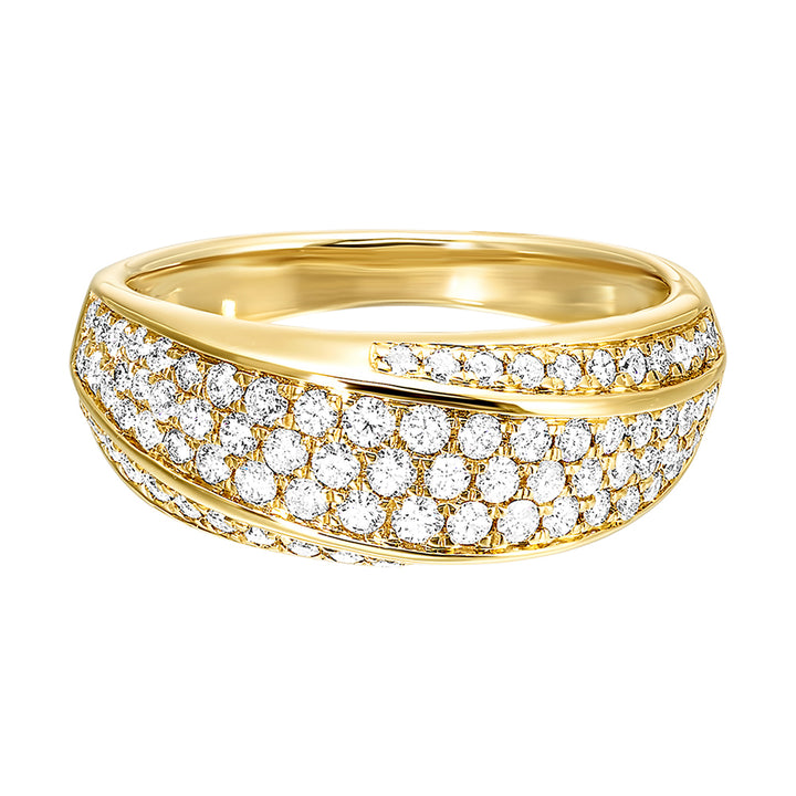 14Kt Yellow Gold Diamond 3/4Ctw Ring