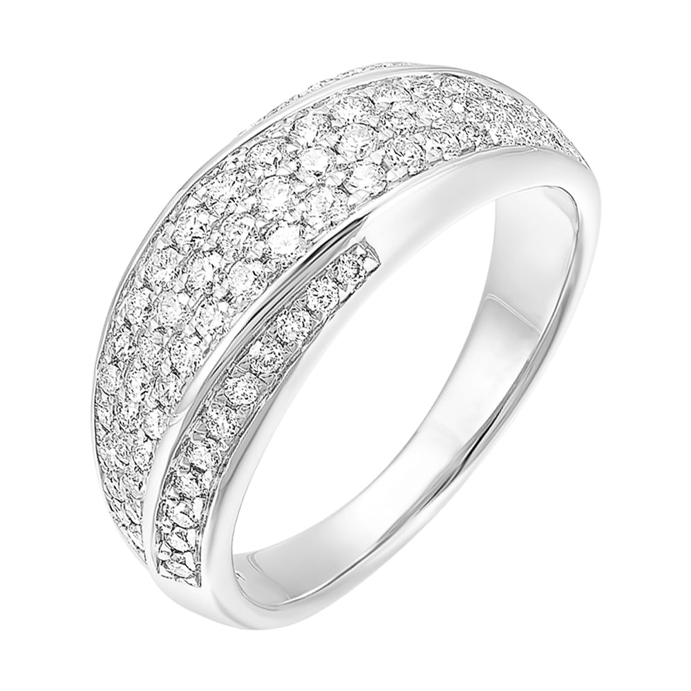 14Kt White Gold Diamond 3/4Ctw Ring