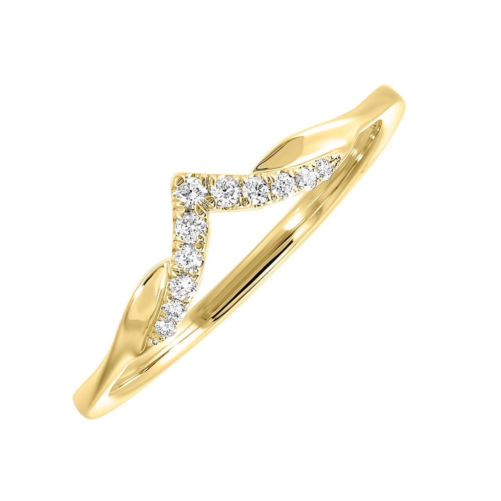 10Kt Yellow Gold Diamond 1/12Ctw Ring