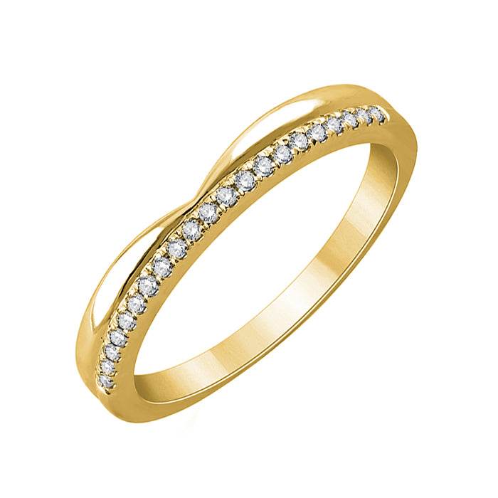 10Kt Yellow Gold Diamond 1/8Ctw Ring