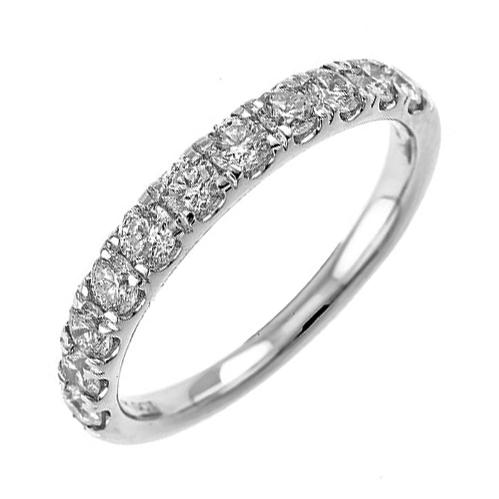 14Kt White Gold Diamond 3/4Ctw Ring