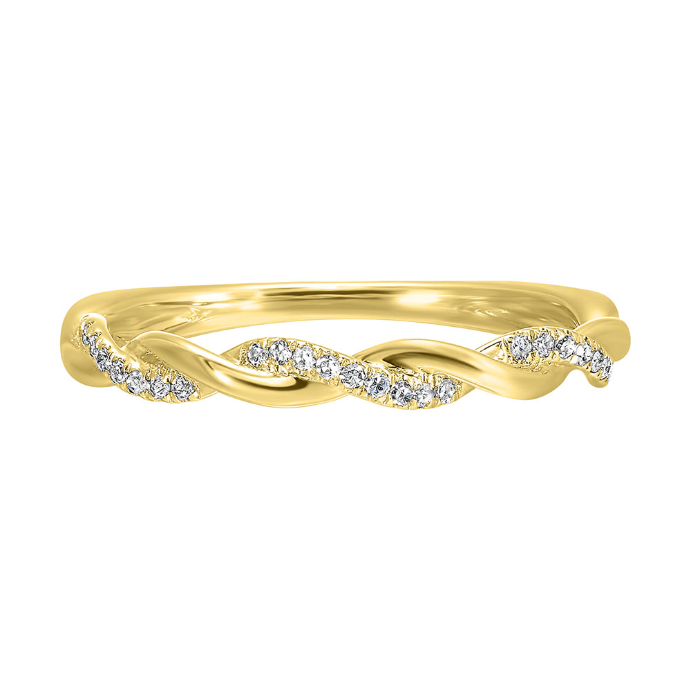 10Kt Yellow Gold Diamond 1/12Ctw Ring
