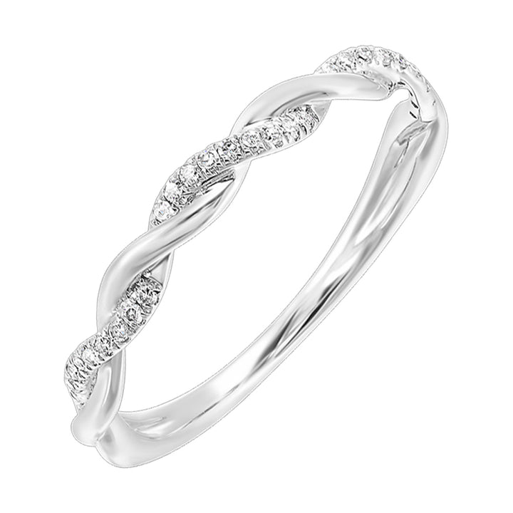 14Kt White Gold Diamond 1/12Ctw Ring