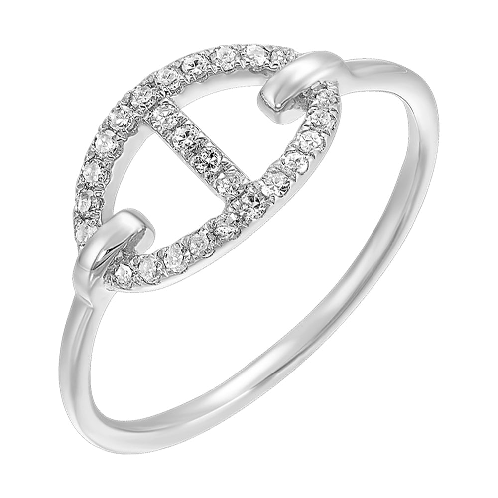 10Kt White Gold Diamond 1/6Ctw Ring