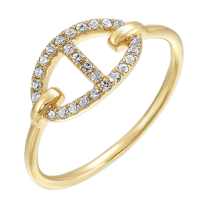10Kt Yellow Gold Diamond 1/6Ctw Ring
