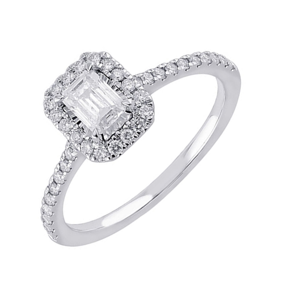 14Kt White Gold Diamond 1/2Ctw Ring