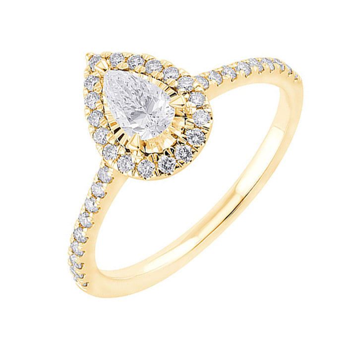 14Kt Yellow Gold Diamond 5/8Ctw Ring