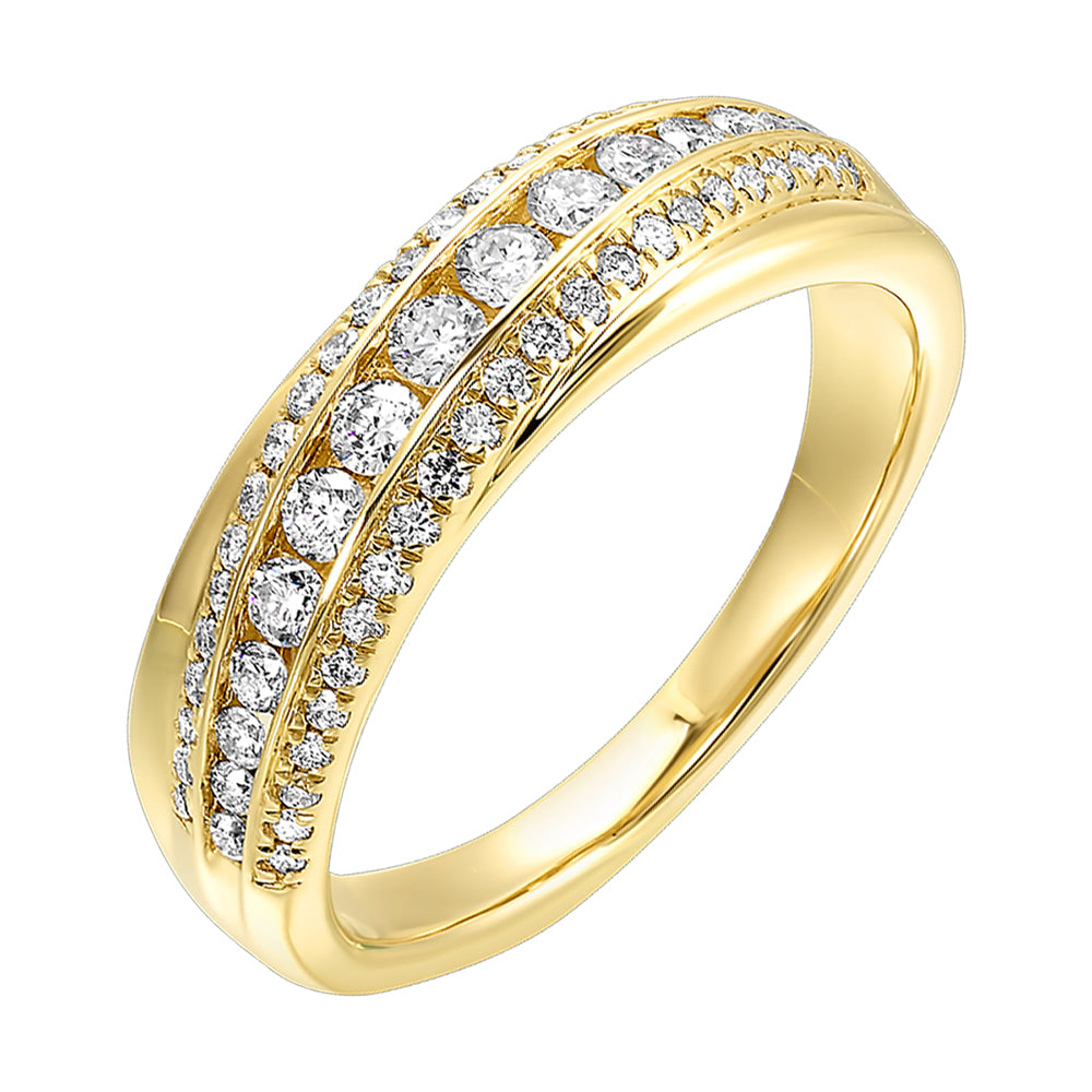 10Kt Yellow Gold Diamond 1/2Ctw Ring