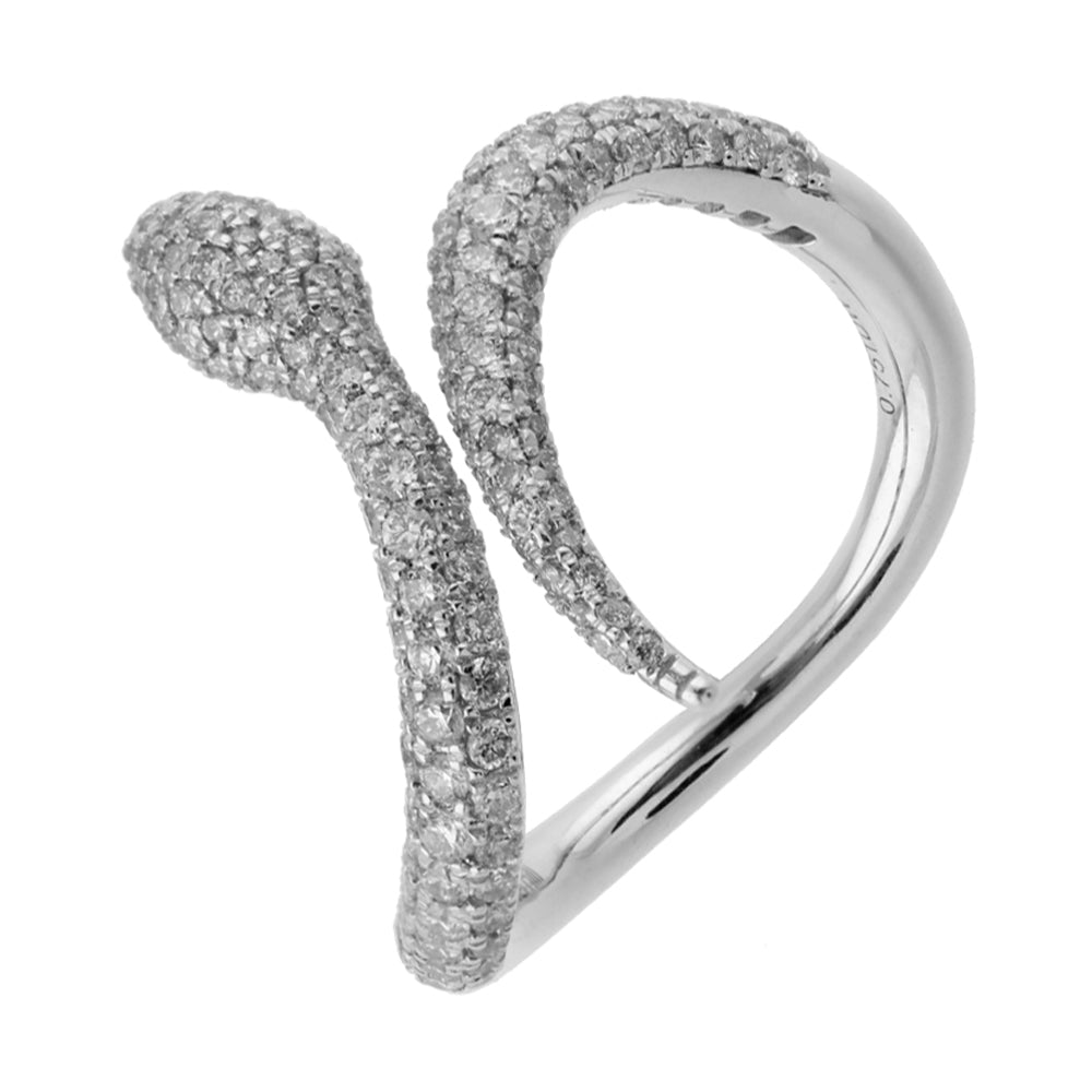 14Kt White Gold Diamond 3/4Ctw Ring